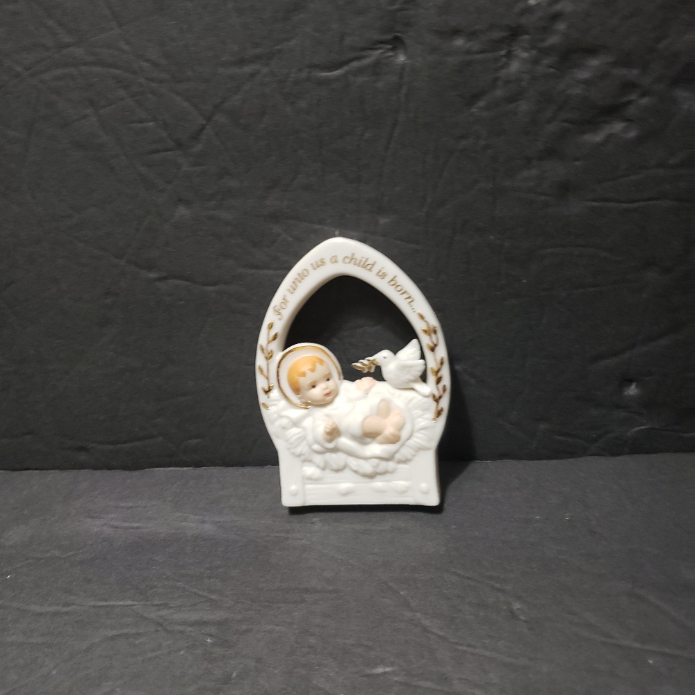 AGC Inc. *Peace Dove* Nativity A Child Is Born...Tree Ornament